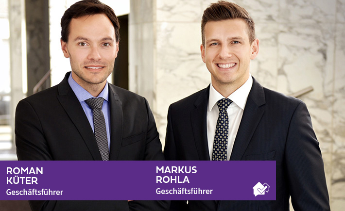 Die Geschäftsführer bei PROWO West Geschäftsführer Roman Küter und Markus Rohla